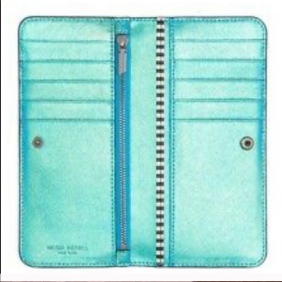Henri Bendel Galactic Petrol Wallet. Brand New - Picture 8 of 8
